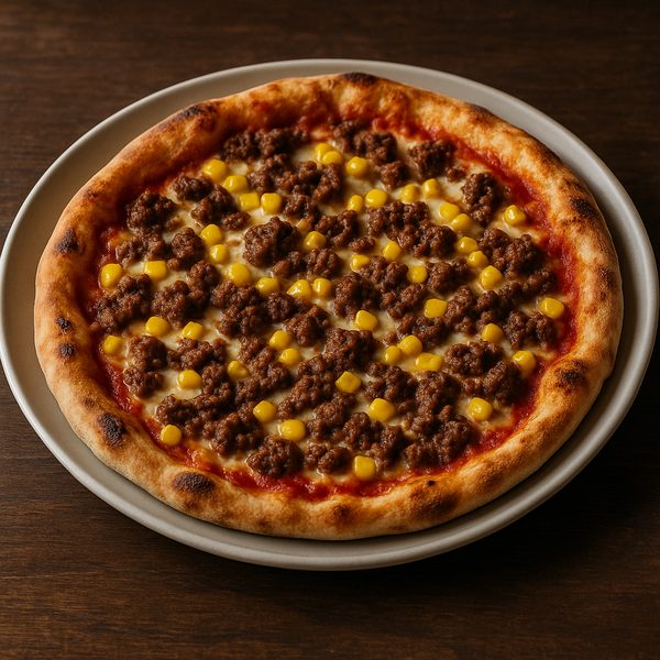 Lunch Pizza Rinderhack + Mais
