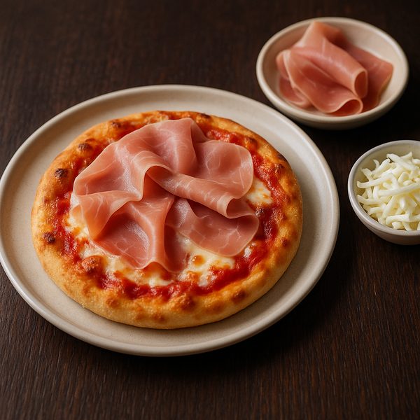 Pizza Prosciutto + 2 Optionen