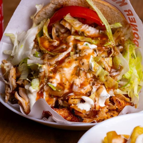 Pizzabrötchen Chicken Döner Style
